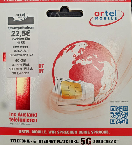 Ortel mobile prepaid - mobile,